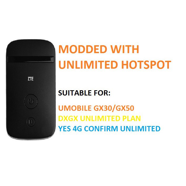 Zte Unlocked Modem Bypass Hotspot All Telco Shopee Malaysia