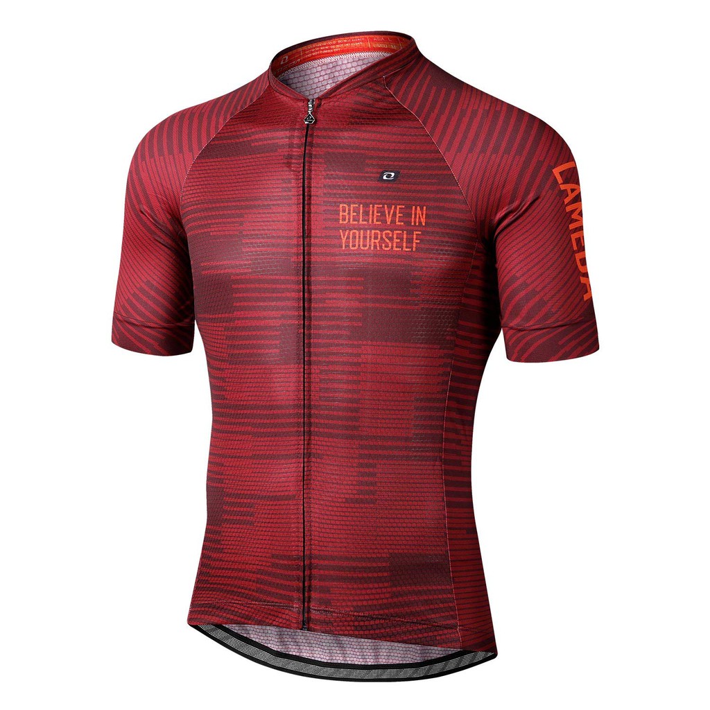 LAMEDA Men/'s Cycling Jersey Short Sleeve Mountain Bike Shirt Bicycle Clothing Breatable Lightweight