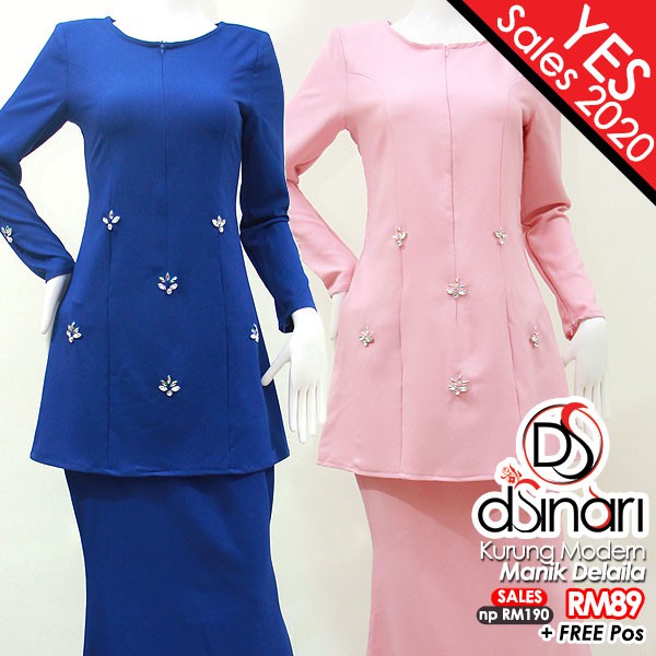 Baju Kurung Mini Moden Manik Manik