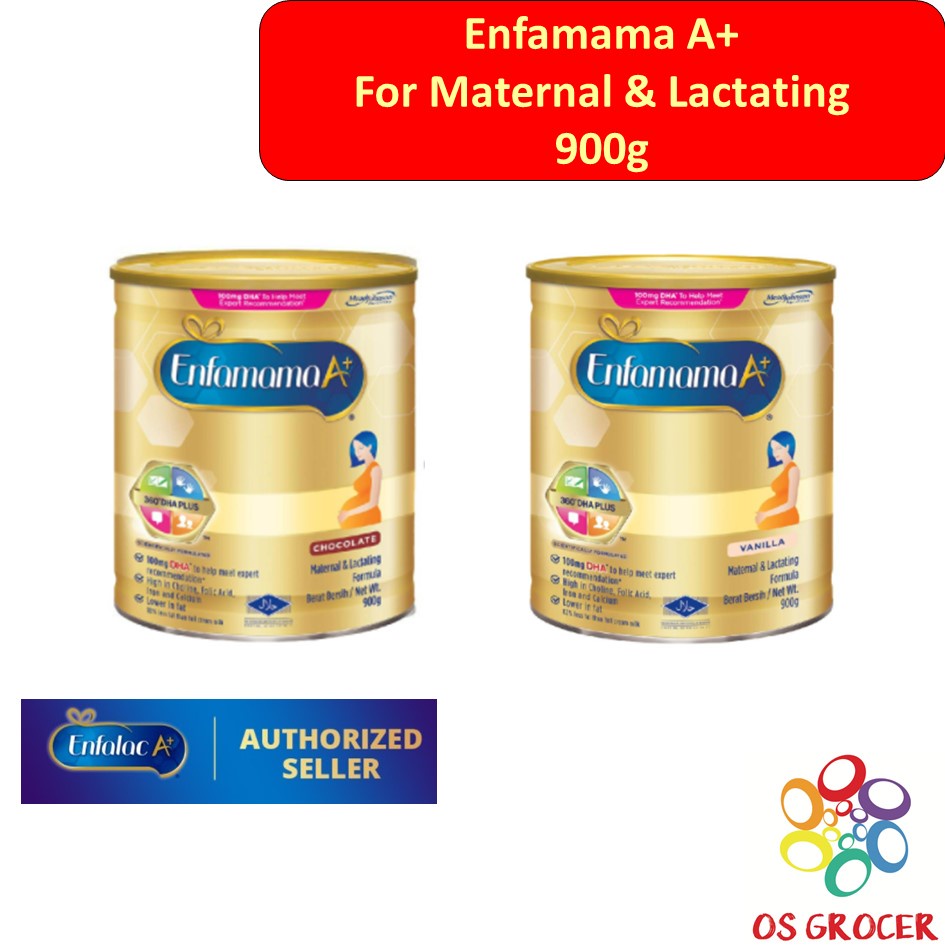 Enfamama A+ Maternal & Lactating Vanilla / Choco Flavour 900g