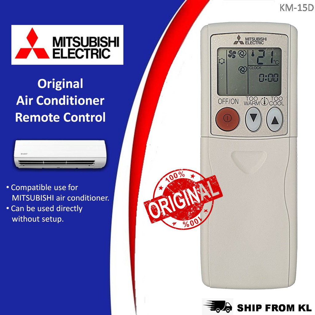 ***ORIGINAL*** MITSUBISHI AIR CONDITIONER REMOTE CONTROL (KM15D