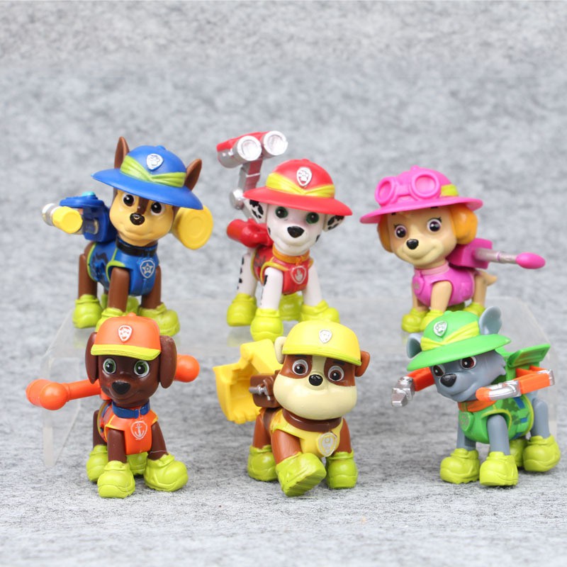 miniature paw patrol figures