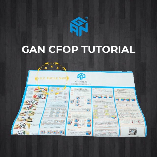 【Ready Stock】Gan CFOP Tutorial Learning Rubik’s Cube Shopee Malaysia