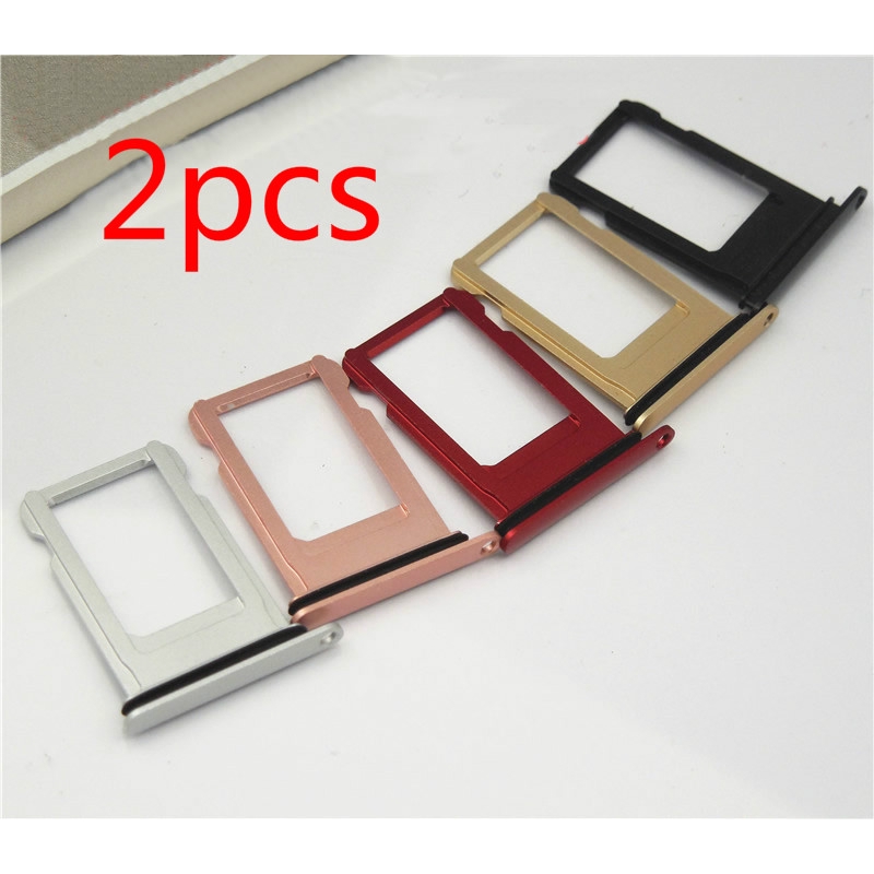 2pcs Micro Nano Sim Card Holder Tray For Iphone 7 Plus Sim Card Holder Adapter Socket Shopee Malaysia