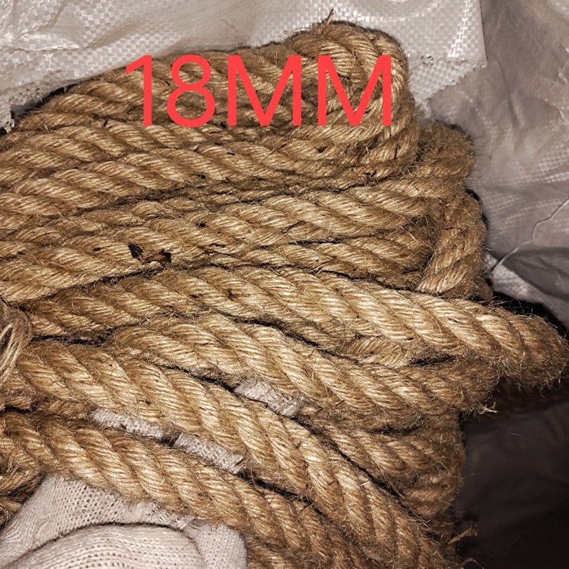 (STOCK&COD) 18MM/24MM*10m Natural Jute Hemp Linen Rope Twine String