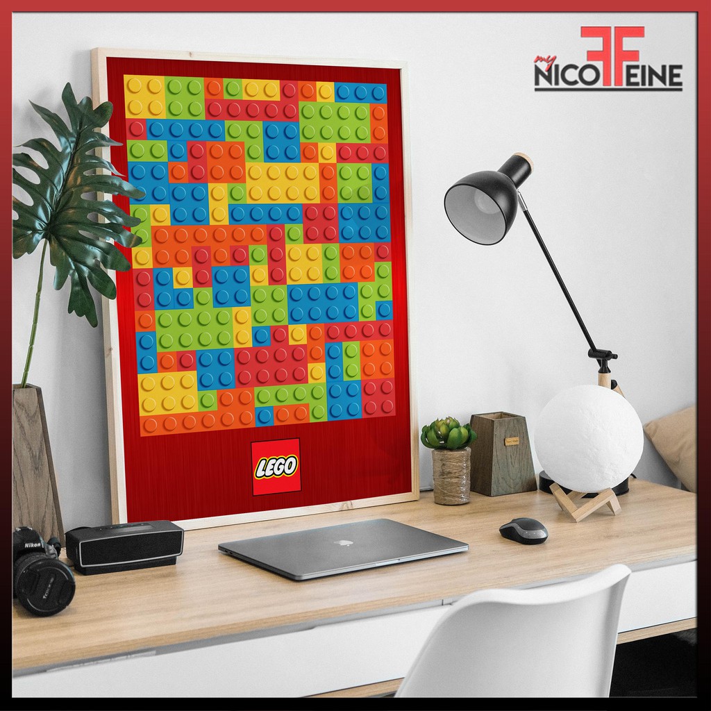 NEW Lego Block Minimalist Large Poster Print / Wall Art | Shopee Malaysia