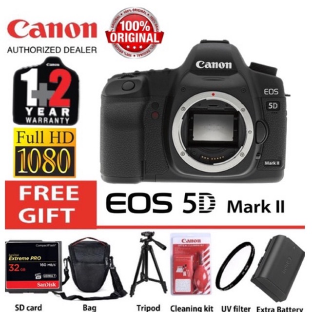 Canon EOS 5D mark II original full frame camera(body only) 3 years ...