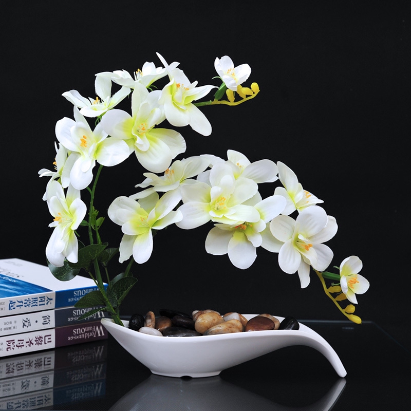 Pokok Orkid Hiasan Deko Perhiasan Bunga  Meja Artificial 