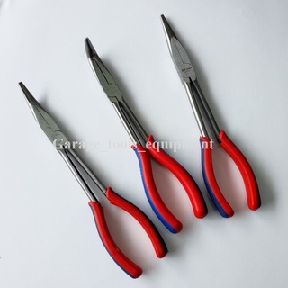 Extra Long Needle Nose Plier Straight Mechanics Grip Hand Tool DIY 11” 275mm 