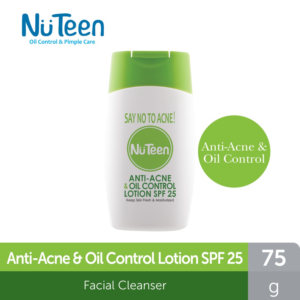 nuteen anti acne and oil control lotion