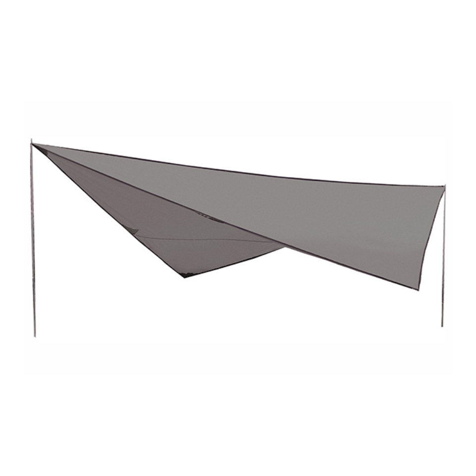 High Peak Tent Tarp 1 (3x3m) Flysheet Shelter Canopy Awning Waterproof Polyester PU Sun Rain UV Ray Protection SteelPole