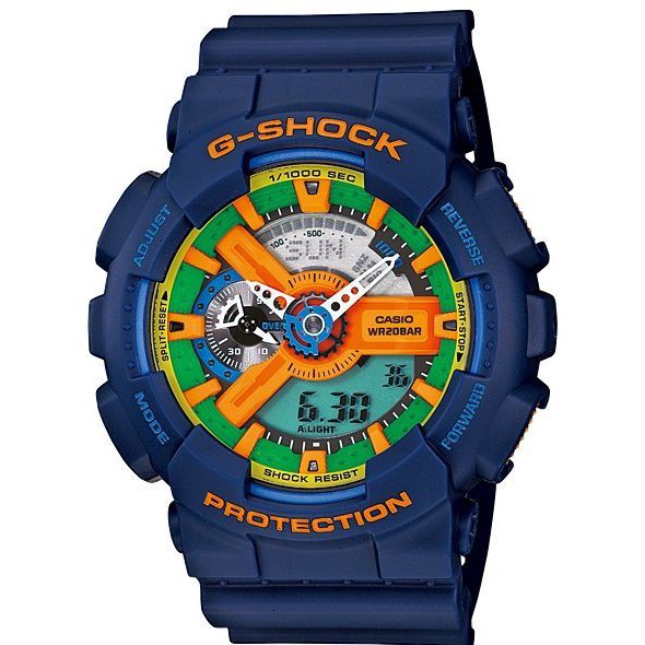 g shock green and orange
