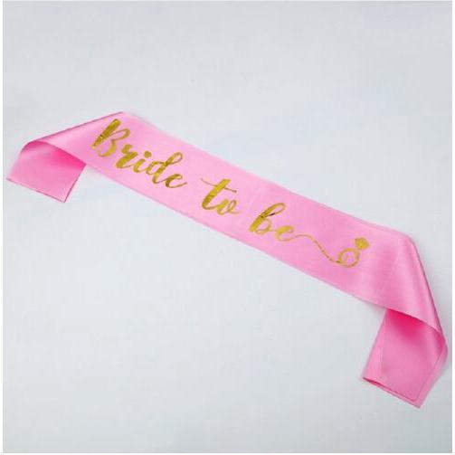 Bride To Be Diy Bridal Thin Sash Bachelor Bridal Shower