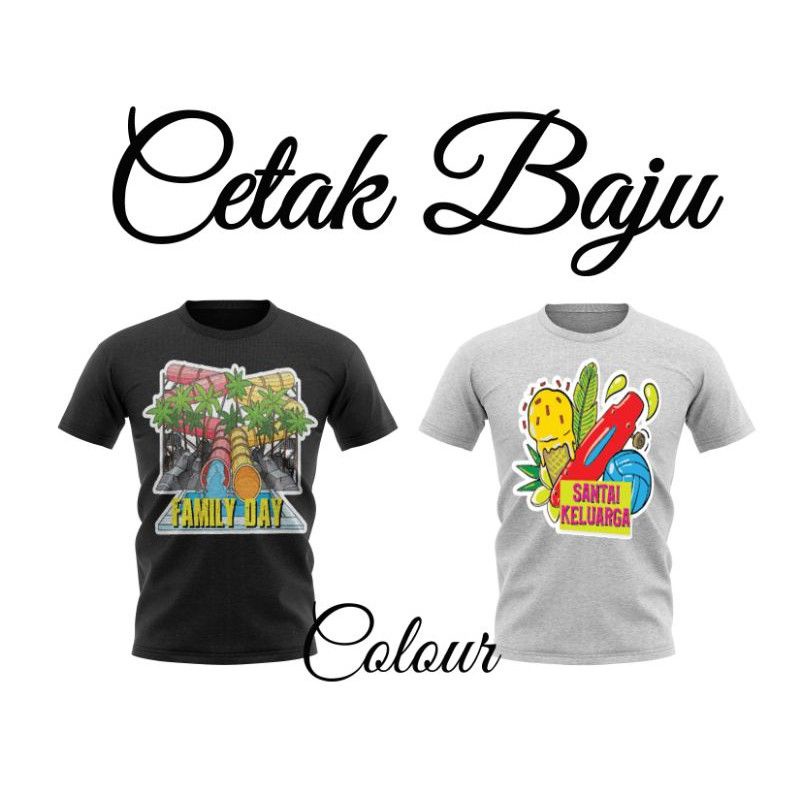 CETAK BAJU REWANG u0026 FAMILYDAY FULLCOLOR PRINTING  Shopee Malaysia