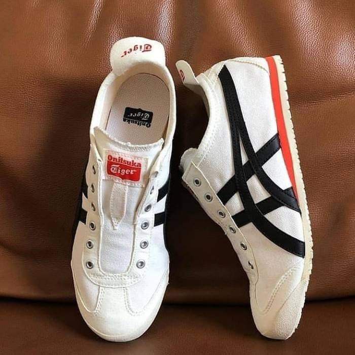 onitsuka tiger mexico 66 slip on cream black