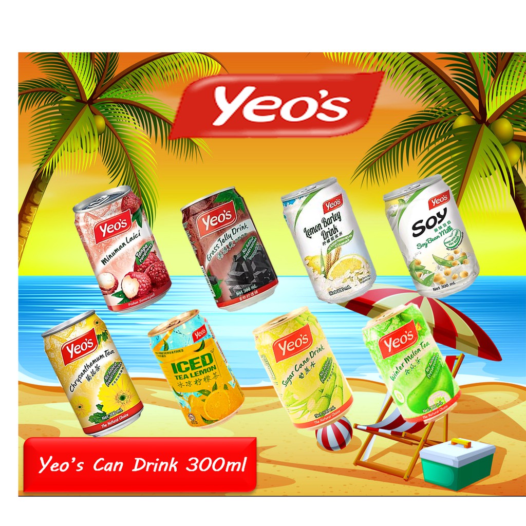 Yeo's Can Drink 300ml x 24 cans | Shopee Malaysia