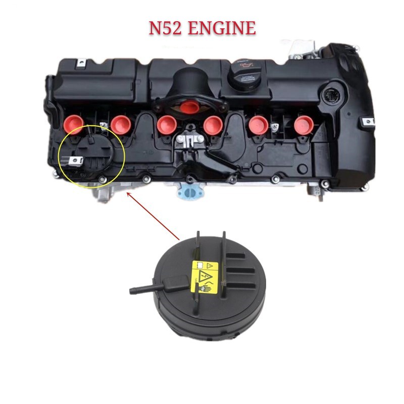 Soarhorse N46 Engine Pcv Valve Vacuum Control Valve Cover For Bmw E60