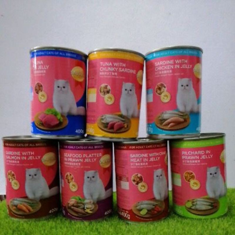 Smartheart cat wet food canned 400g (makanan kucing basah) Shopee