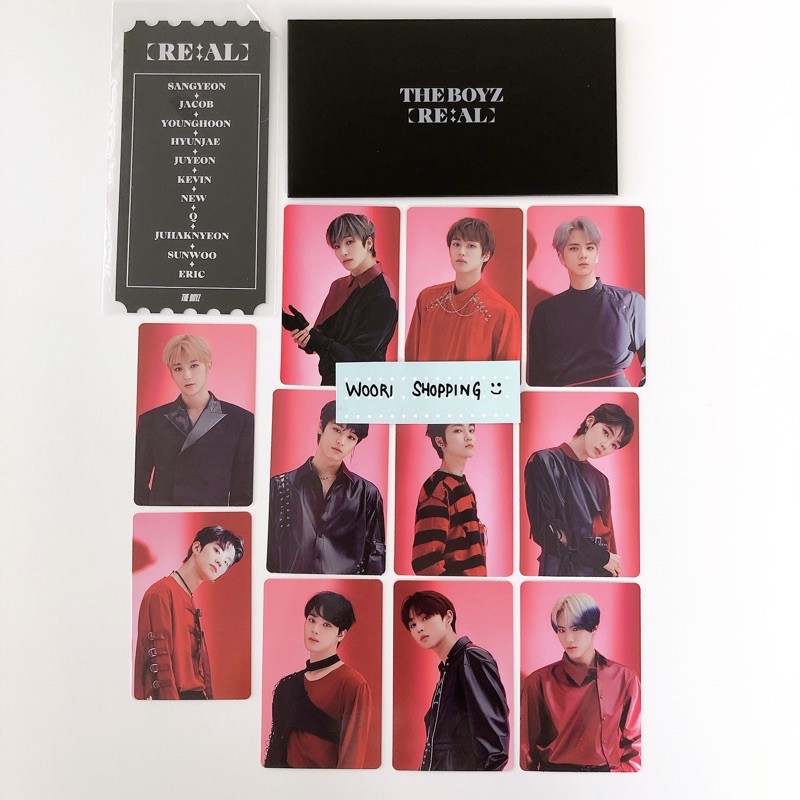 The Boyz 2020 Online Concert [RE:AL] Official Ticket Card and Photocard