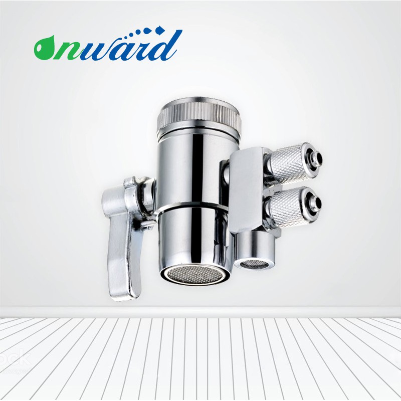 Onward 2 Ways 1 4 Inch Kitchen Sink Faucet Adapter Diverter Valve Hose Connector Shopee Malaysia