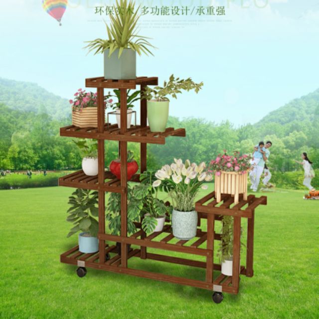  Hot Sale  Rak  Pasu  Bunga  Flower Pot Shelf tempat letak 