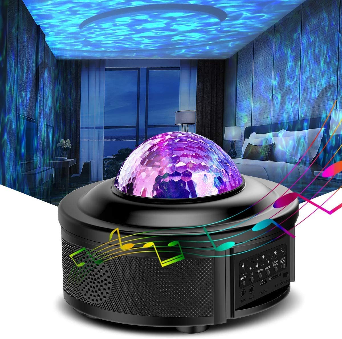 Led Star Projector Night Light Kids Bluetooth Speaker With Remote Control Best Gift For Christmas Birthday Party Stage Bedroom Wedding Shopee Malaysia