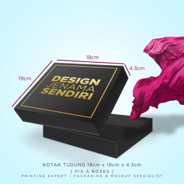 Print Kotak Tudung / Shawl Packaging Box Print | Shopee Malaysia