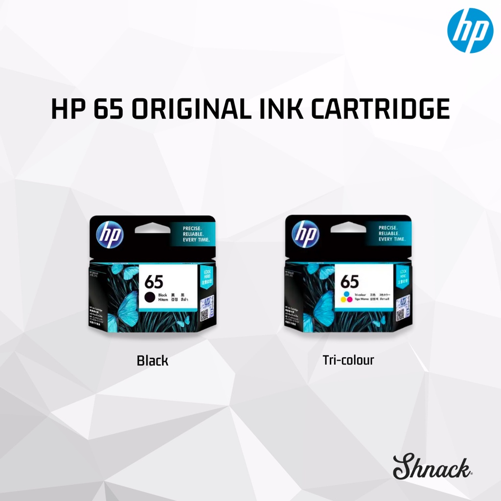 HP 65 ORIGINAL INK CARTRIDGE Shopee Malaysia