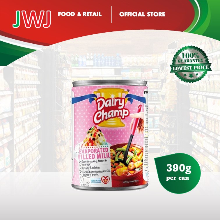 Dairy Champ Evaporated Filled Milk 390g Shopee Malaysia
