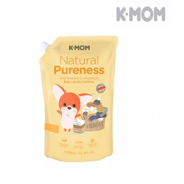 K-Mom Baby Fabric Softener Refill Pack 1300ml