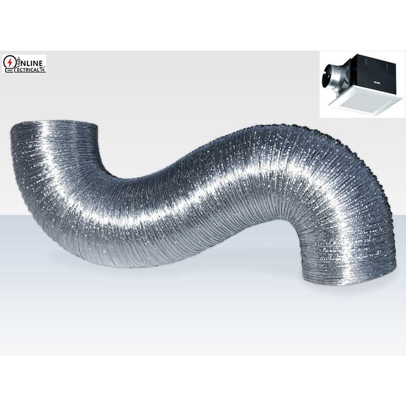 4'' Flexible Aluminium Ducting Hose ( 3M ) Shopee Malaysia