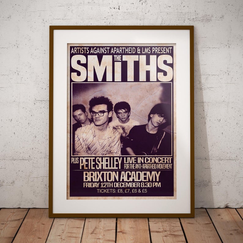 READY STOCKThe Smiths 1986 The Final Concert Music Morrissey Rock band Memorabilia Legendary Iconic wall decor