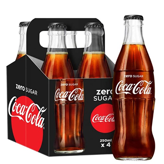 Coca Cola Collection England Glass Bottle Coca Cola Zero Sugar From Uk 250ml Glass Bottle Free Gift