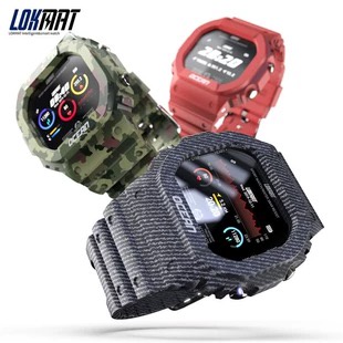 READY STOCK Ocean Smart Watch LOKMAT Touch Screen IP68 Waterproof Casio Design Sport Smart watches & Fitness Tracker.