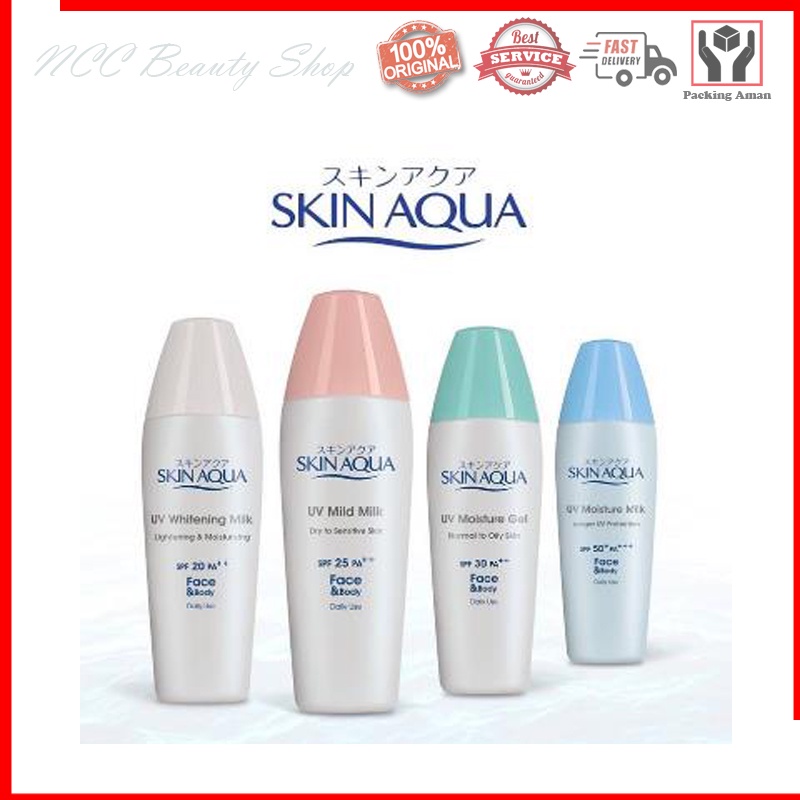 * Ncc * Skin Aqua Sunscreen Face With Moisturizing Milk And UV 