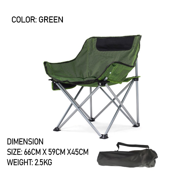 Camping Chair Portable Folding Chair Outdoor Camping Fishing Backrest Picnic Stool Outdoor Hiking Kerusi Lipat 折椅