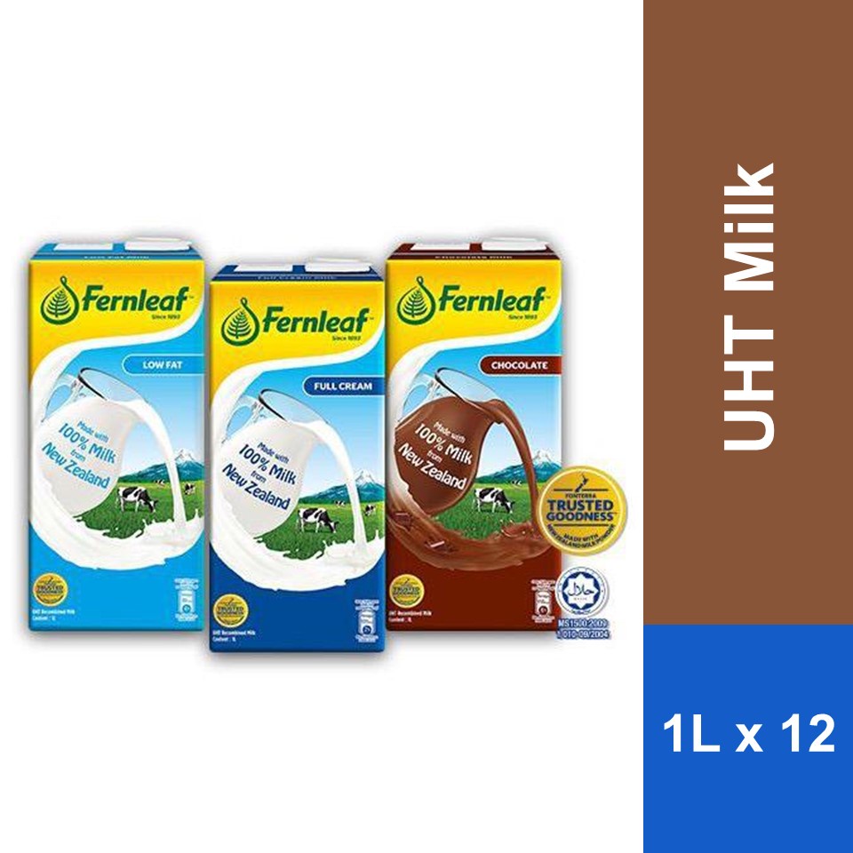 Fernleaf UHT Milk 1L x 12s Shopee Malaysia