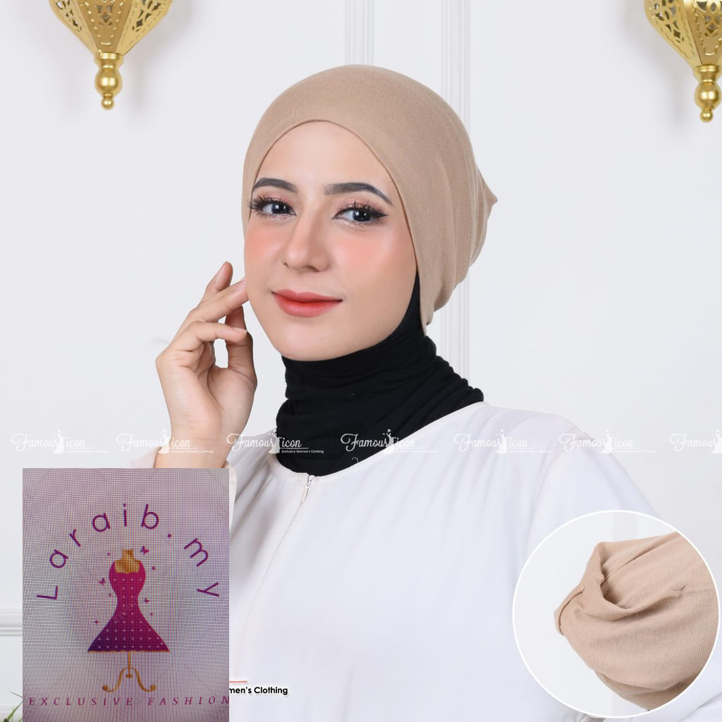 Inner Warda cap Inner Anak Tudung Inner Hijab Soft Cotton Shopee Malaysia