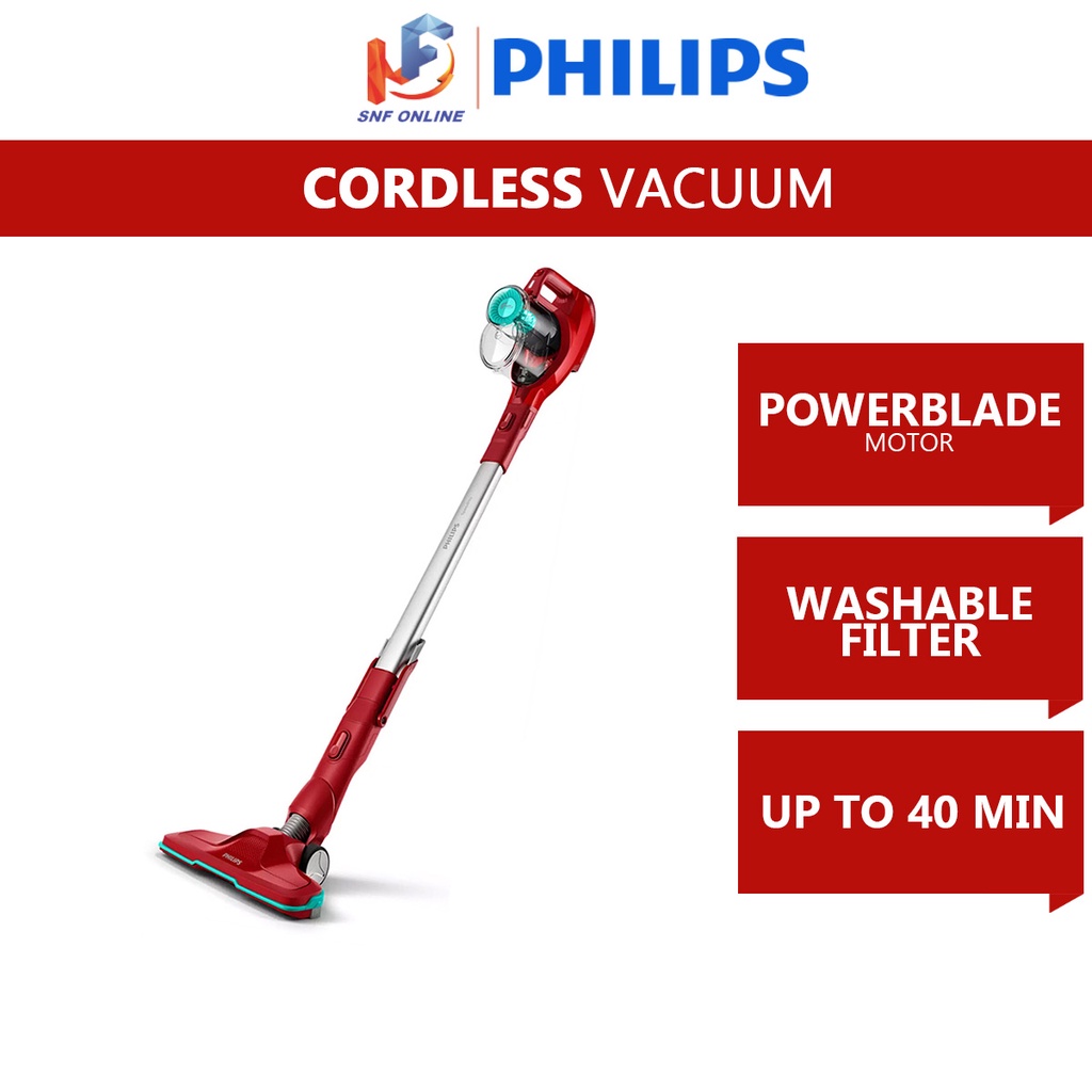 Philips SpeedPro Cordless 2 In 1 Stick Vacuum Cleaner FC6721 Shopee