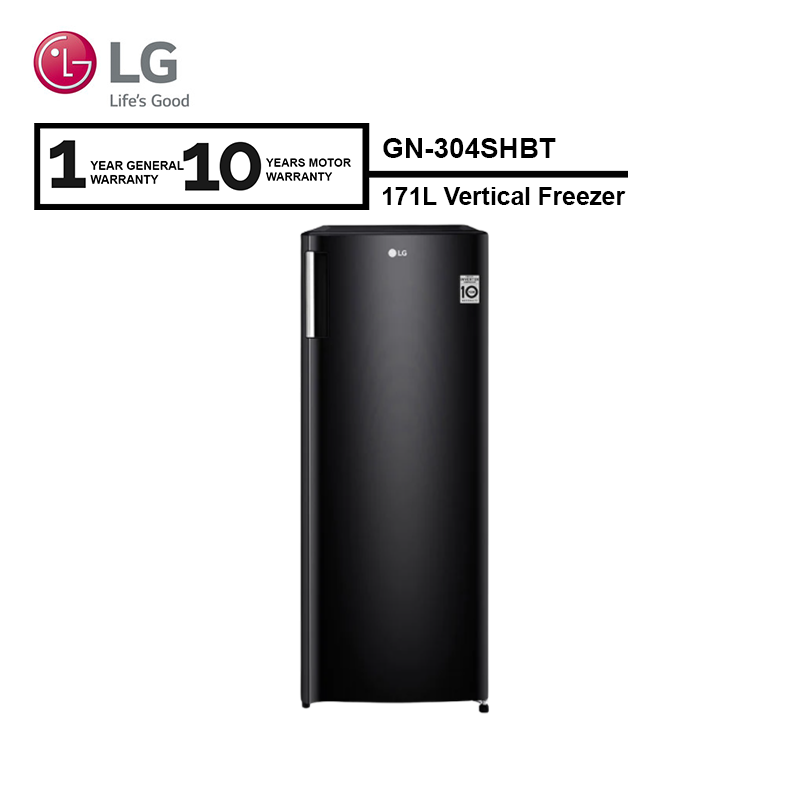 LG 171L Vertical Freezer with Smart Inverter Compressor GN304SHBT