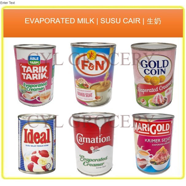 Buy Susu Cair Evaporated Milk 生奶 390g Seetracker Malaysia