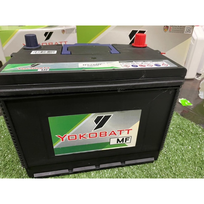 Bateri Kereta NS70 / NS70R YOKOBATT MF by YOKOHAMA - Car Battery 