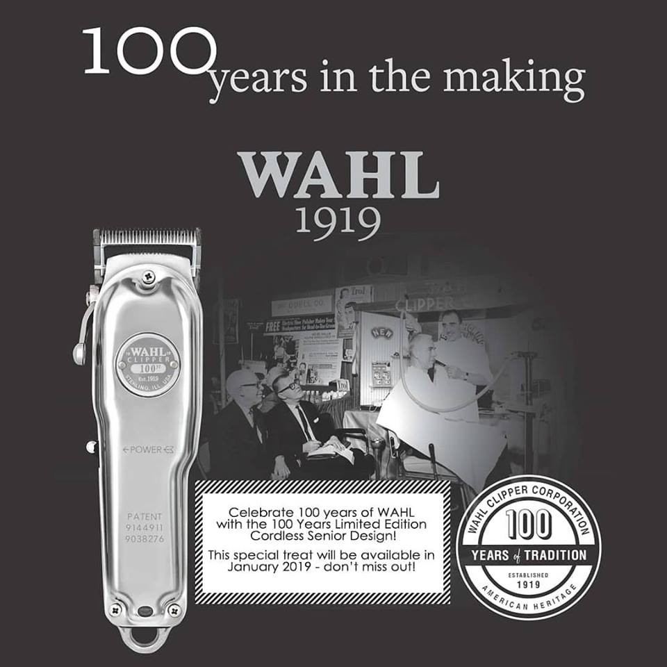 wahl 100 year limited edition cordless senior
