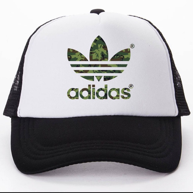 adidas camo trucker cap