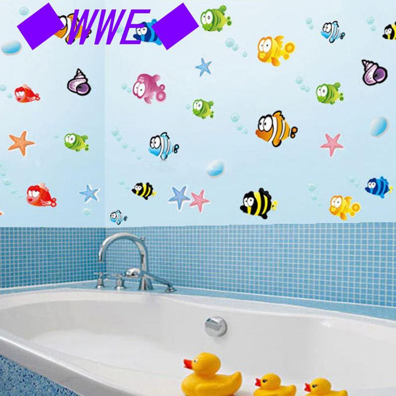 Wwe Fish Nemo Wall Sticker Cartoon Decor Removable Nursery Kids