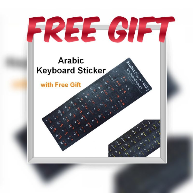 [PVC]KEYBOARD STICKER ARABIC PC STICKER JAWI LAPTOP KOMPUTER STICKER JAWI STICKER ARAB ARABIC
