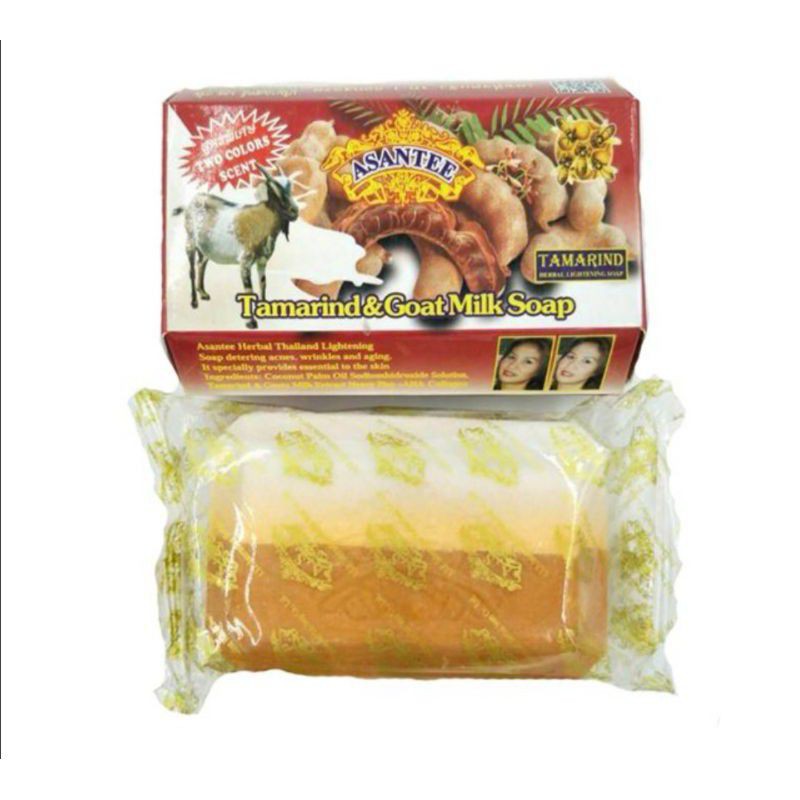 Ori Import From Thailand~Thailand Tamarind & Goat Milk Herbal Soap (Two colors