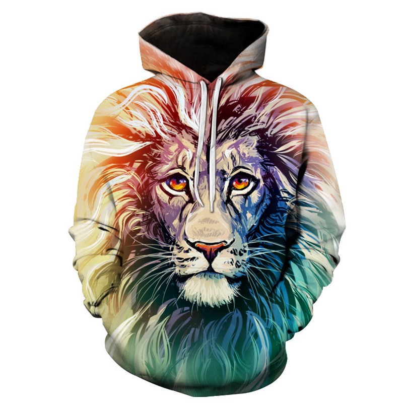 3d lion sweatshirt