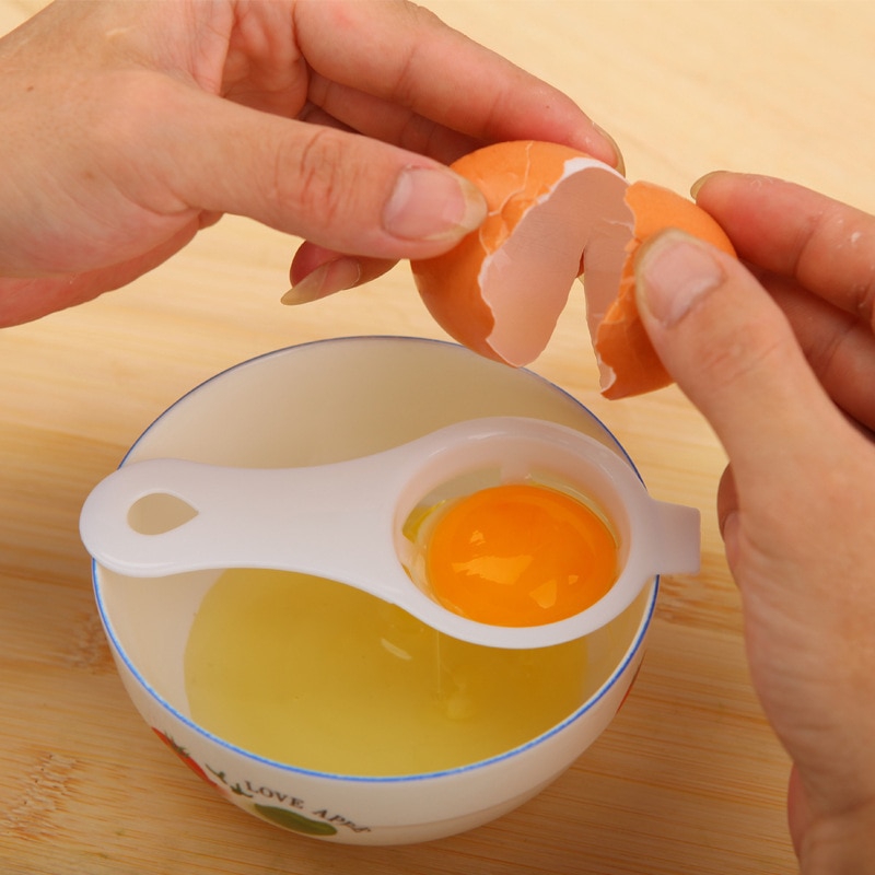 Egg White Drops Funnel Kitchen Plastic Cake Bread Yolk Divide Tools Spoon Rings 