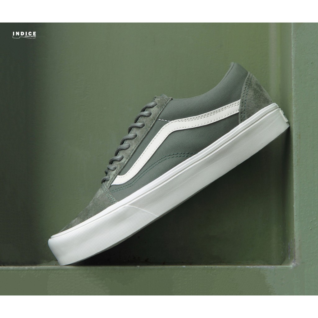 INDiCE Vans x Rains Old Skool Lite Super Lightweight Casual Shoes Army Green | Shopee Malaysia